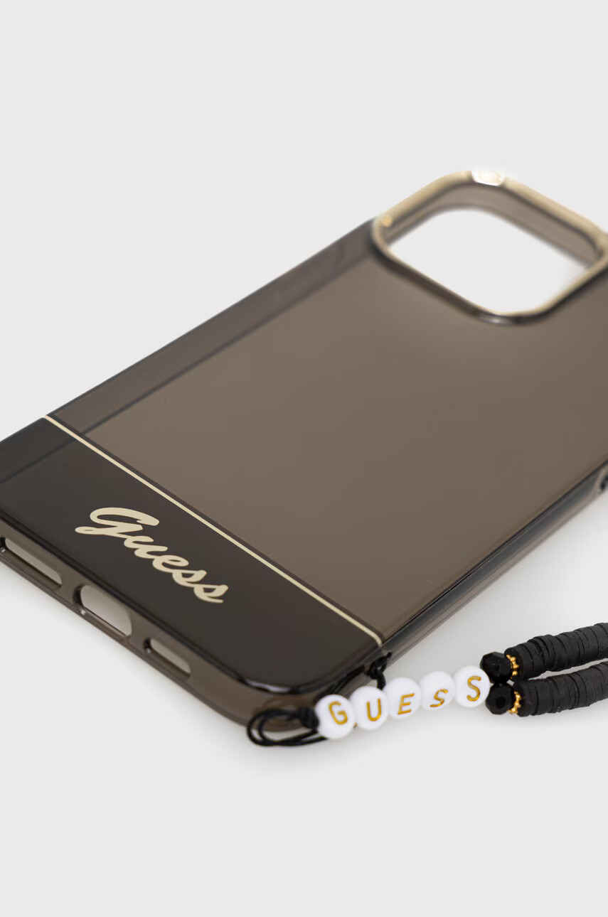 Guess Кейс за телефон Iphone 14 Pro Max 67" в черно - Pepit.bg