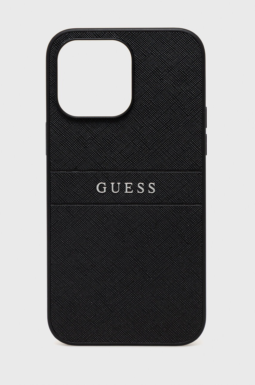 Guess Кейс за телефон Iphone 14 Pro Max 67" в черно - Pepit.bg
