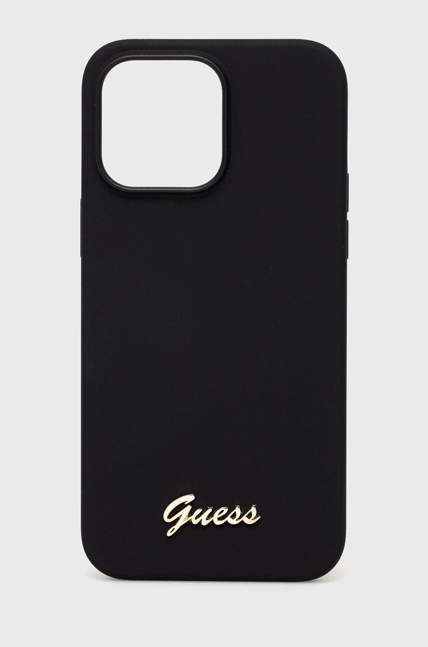 Guess Кейс за телефон Iphone 14 Pro Max 67" в черно - Pepit.bg