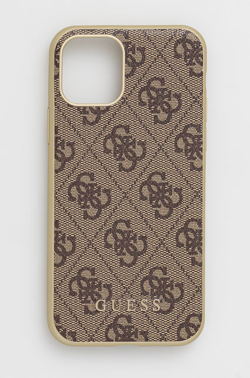 Guess Кейс за телефон iPhone 11 Pro в кафяво - Pepit.bg