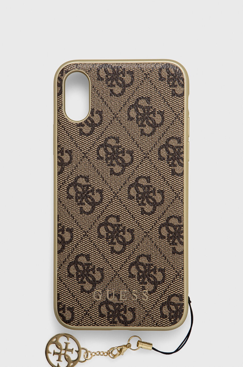 Guess Кейс за телефон Iphone X/xs в кафяво - Pepit.bg