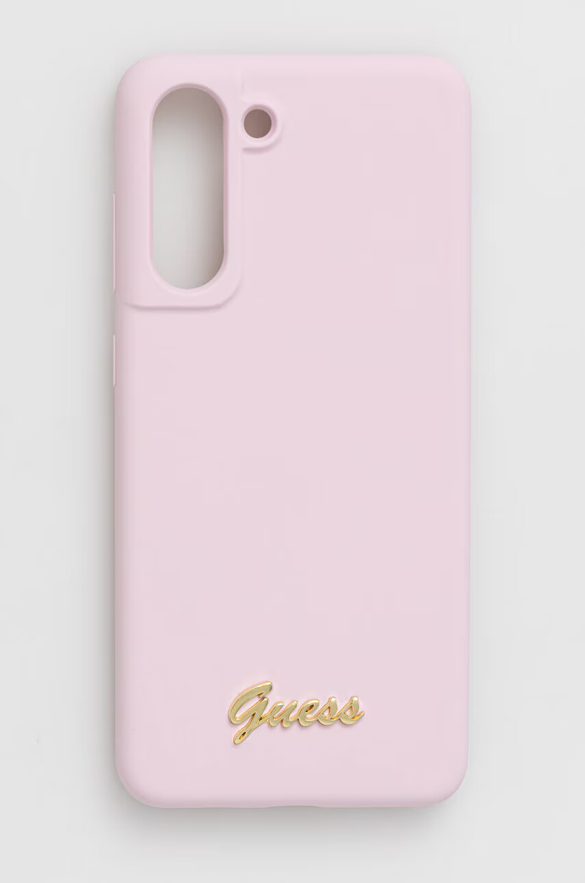 Guess Кейс за телефон S21 Fe G990 в розово - Pepit.bg