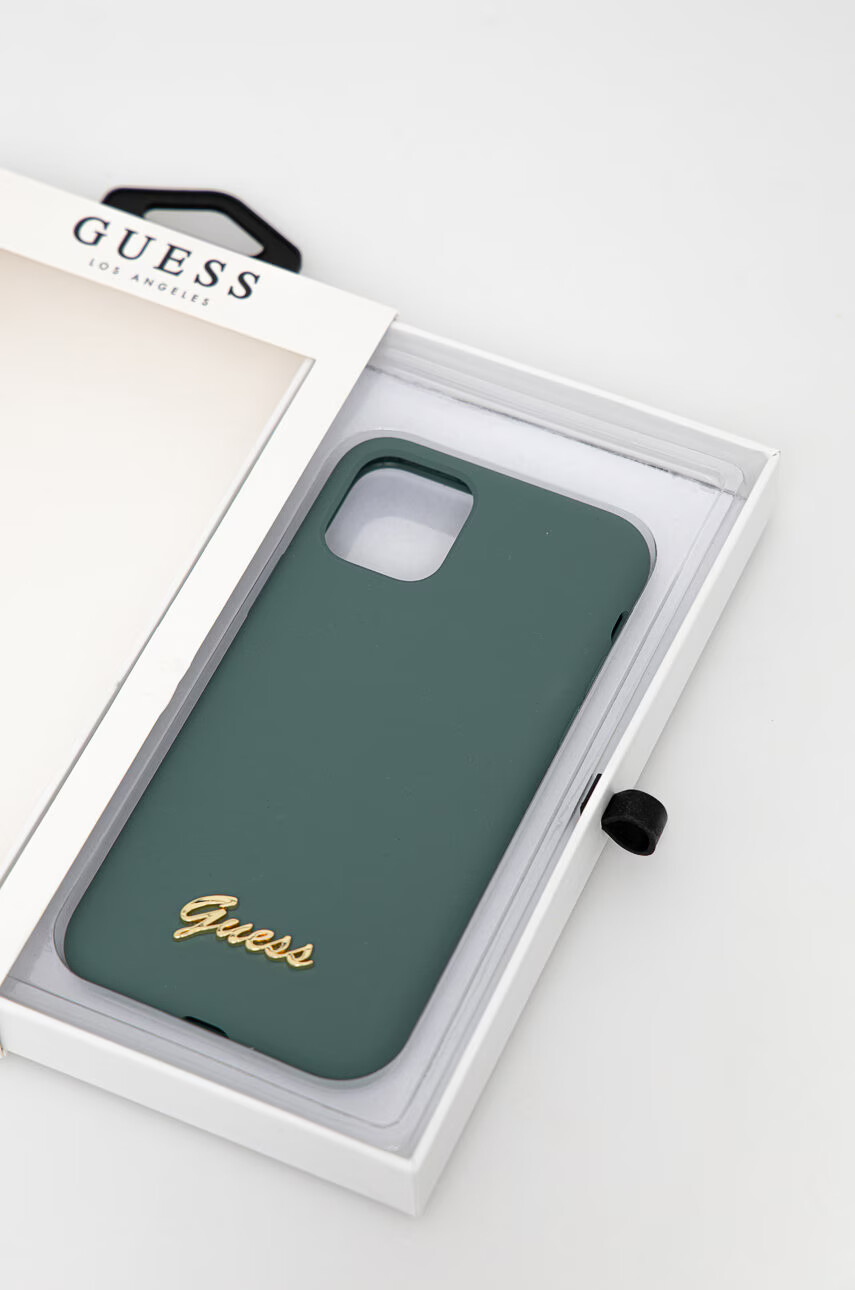 Guess Кейс за телефон за iPhone 11 Pro в зелено - Pepit.bg
