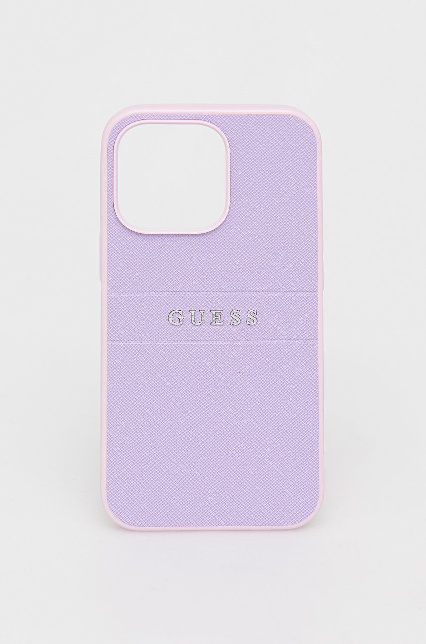 Guess Кейс за телефон за iPhone 13 Pro / 13 в лилаво - Pepit.bg