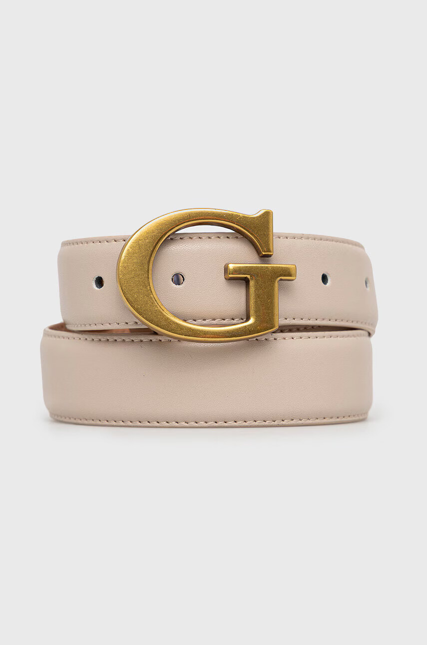 Guess Колан дамски в бежово - Pepit.bg