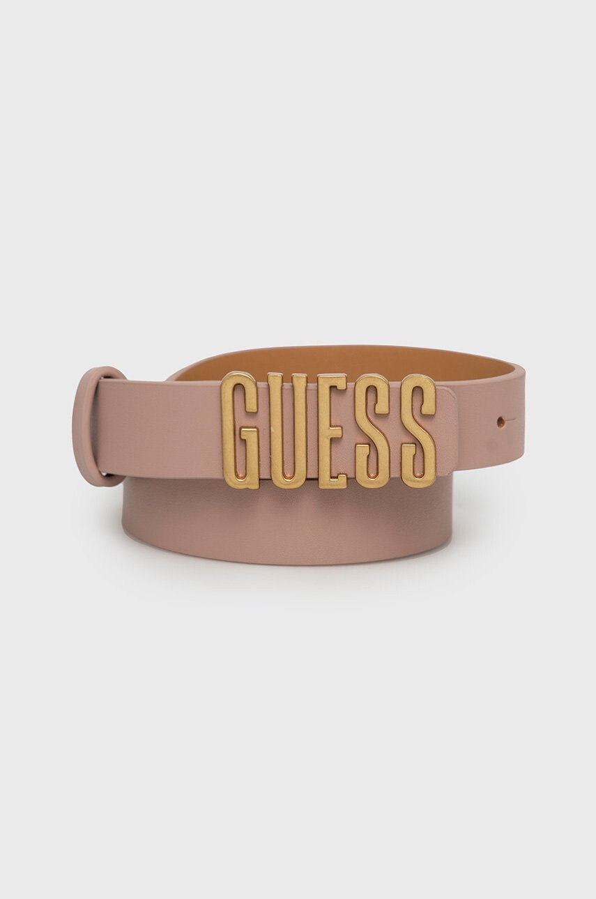 Guess Колан дамски в розово - Pepit.bg