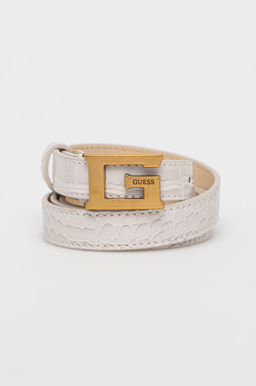 Guess Колан дамски в сиво - Pepit.bg
