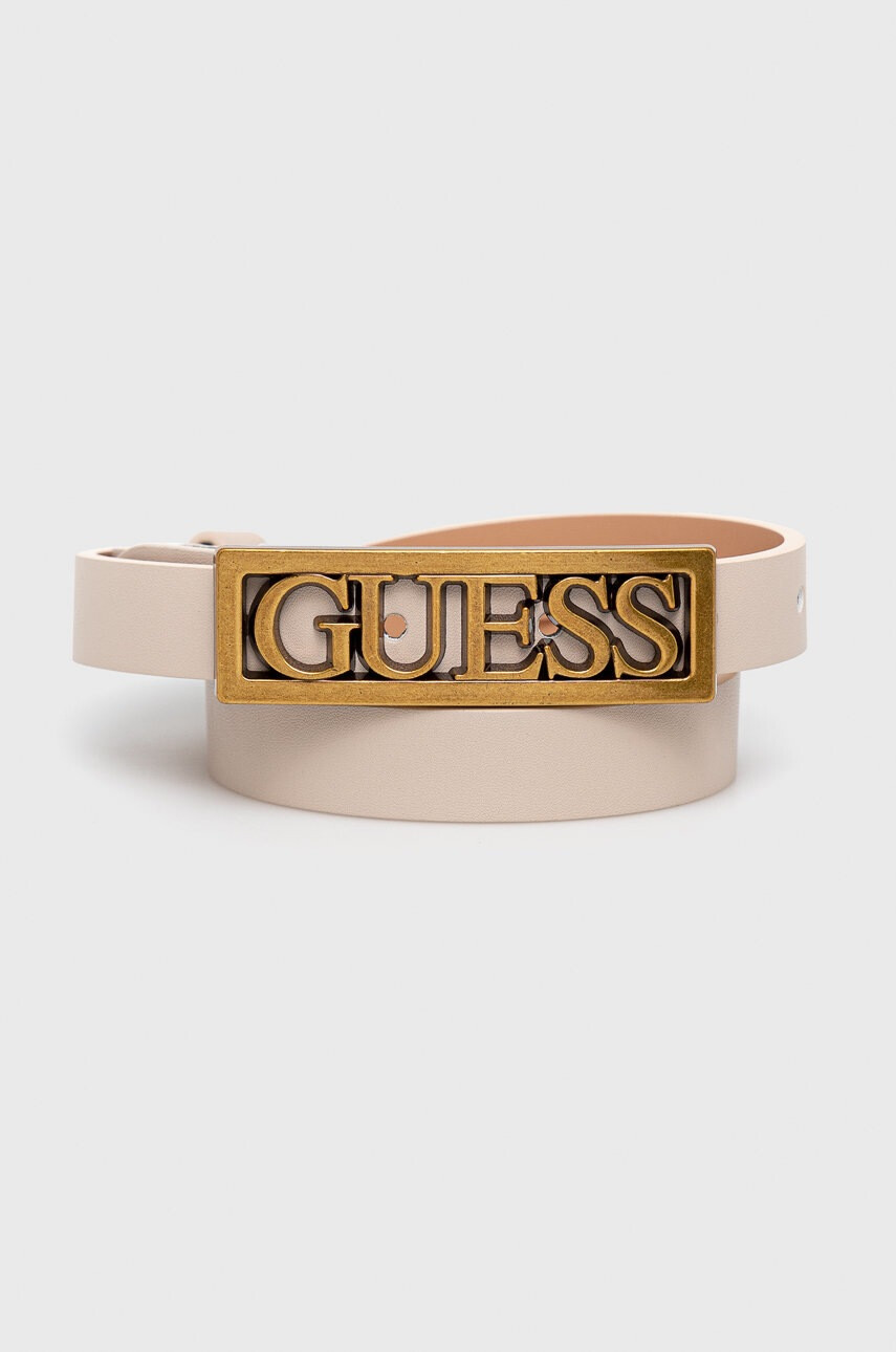 Guess Колан дамски в бежово - Pepit.bg
