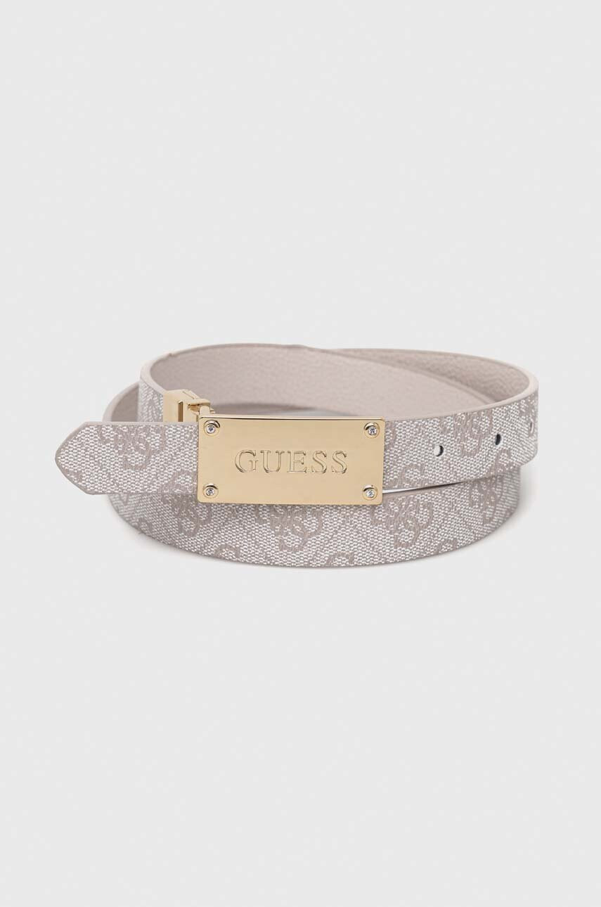Guess Колан с две лица дамски в бежово - Pepit.bg