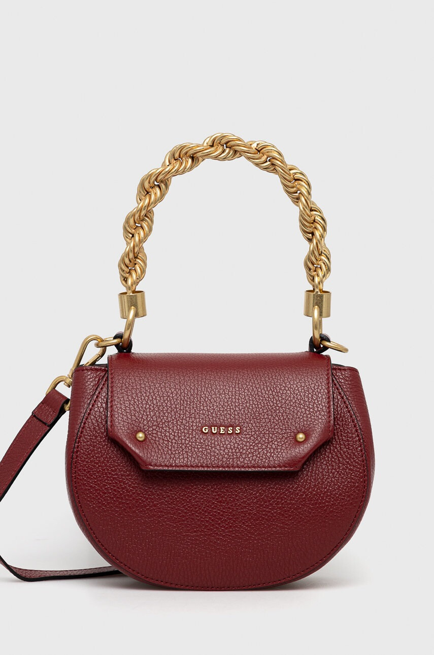 Guess Кожена чанта - Pepit.bg