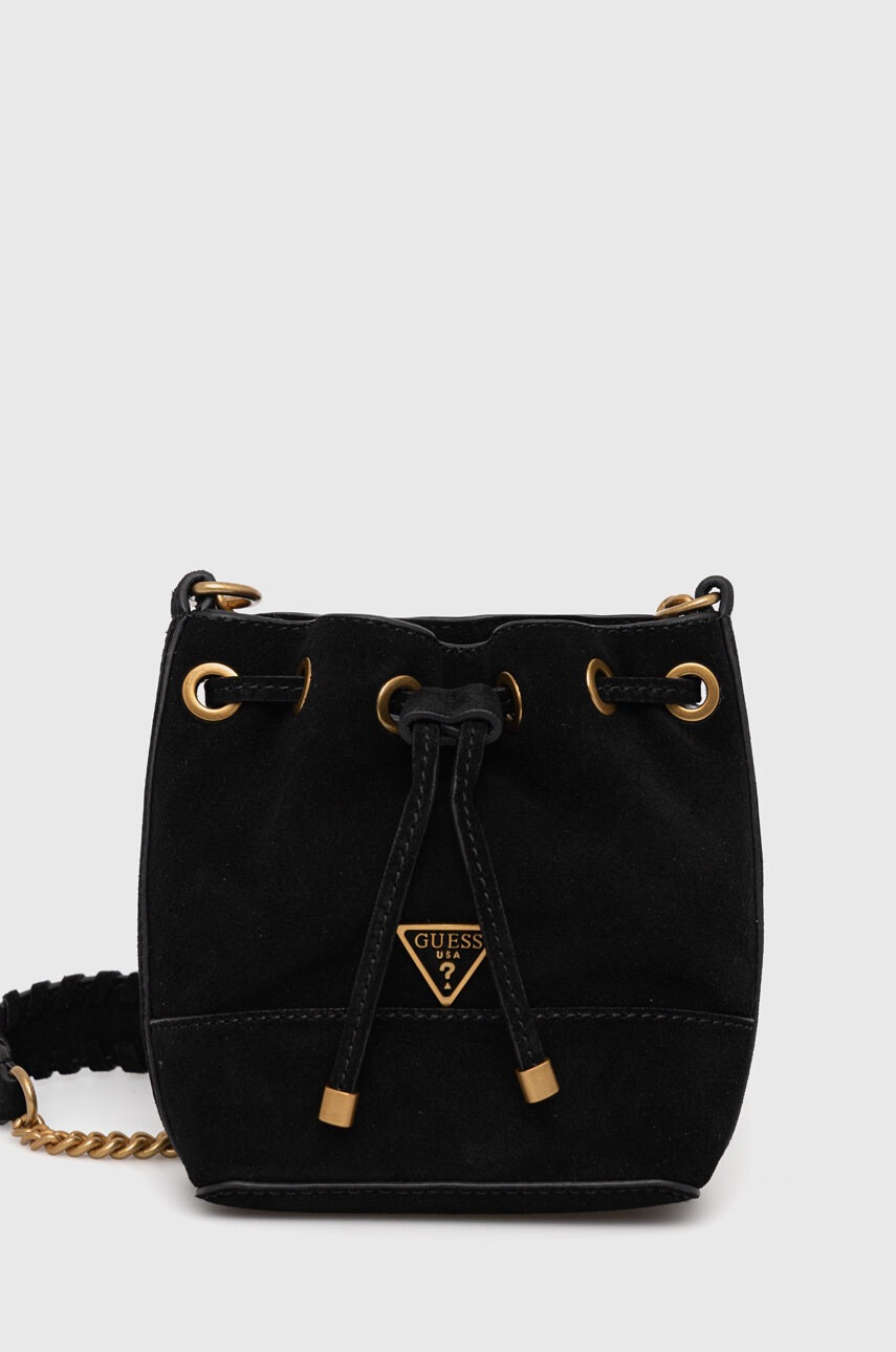 Guess Кожена чанта - Pepit.bg