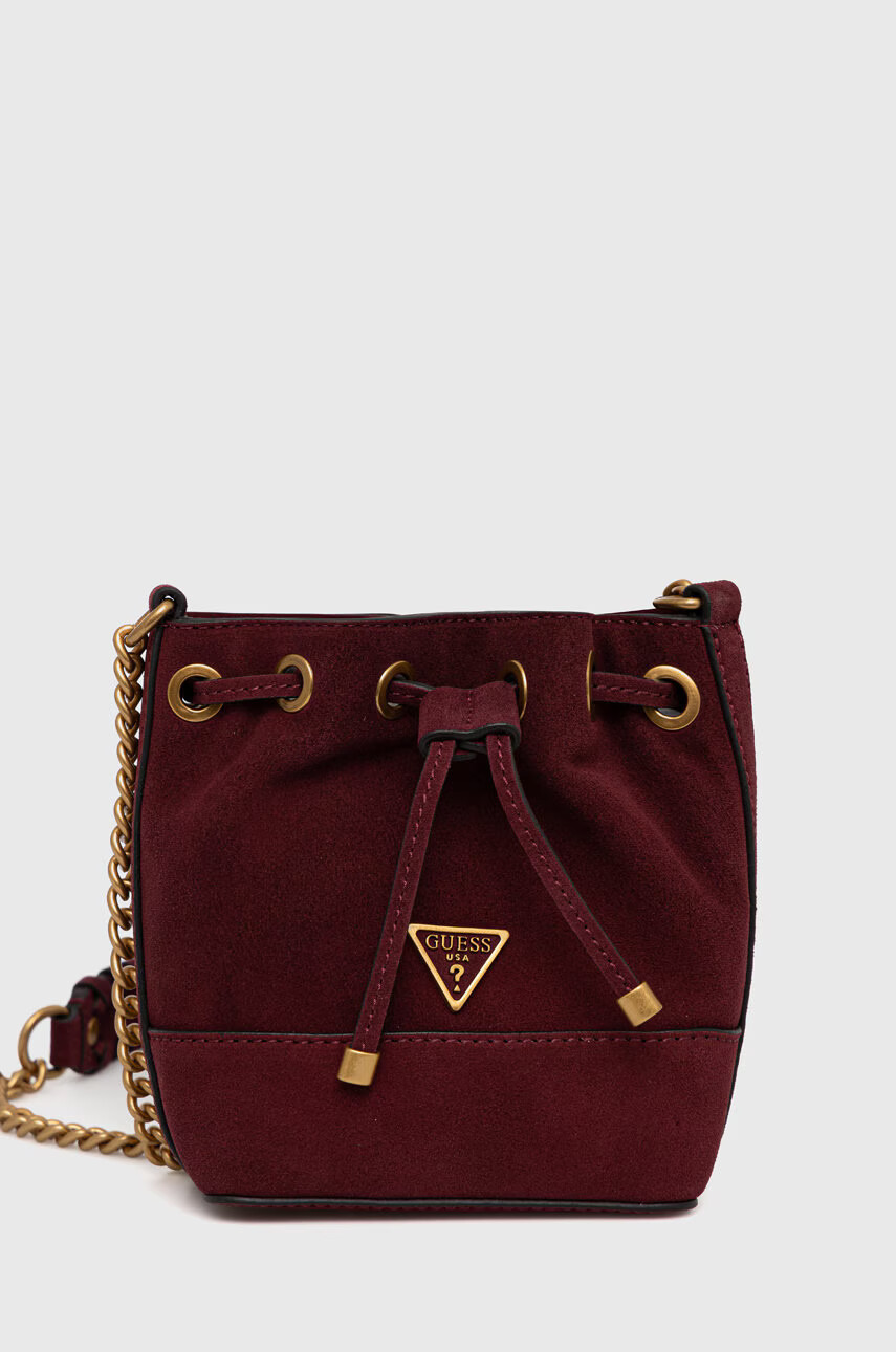 Guess Кожена чанта - Pepit.bg