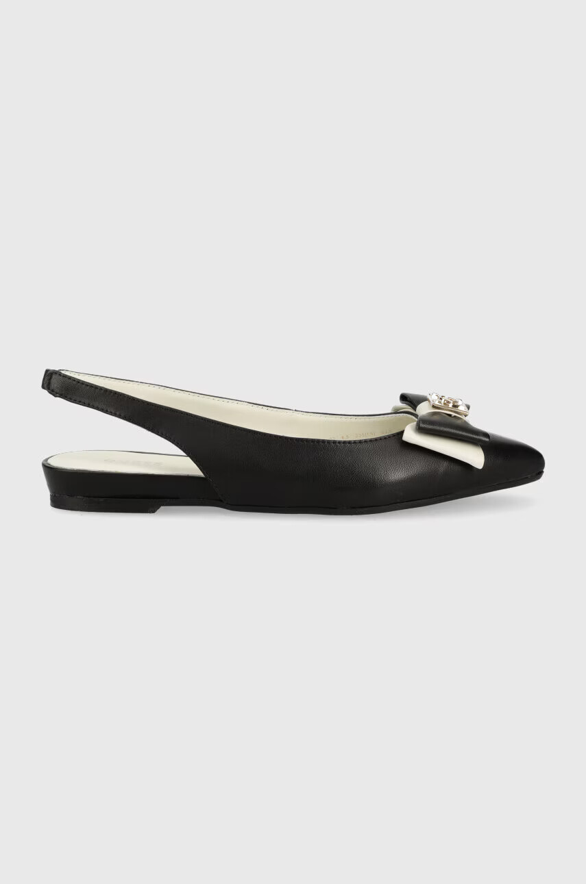 Guess Кожени балеринки MALLEY в черно FL6MLL LEA05 - Pepit.bg