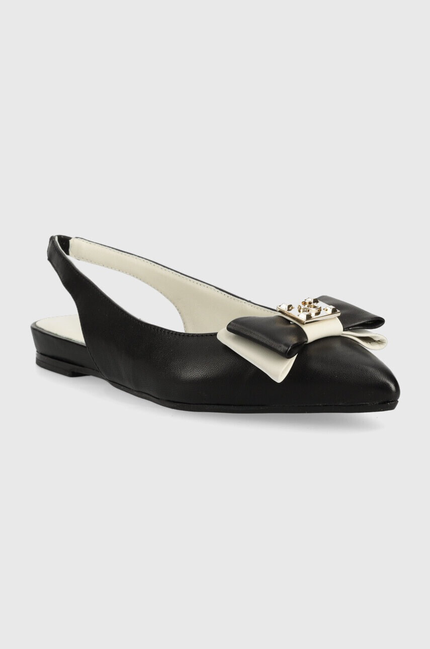 Guess Кожени балеринки MALLEY в черно FL6MLL LEA05 - Pepit.bg