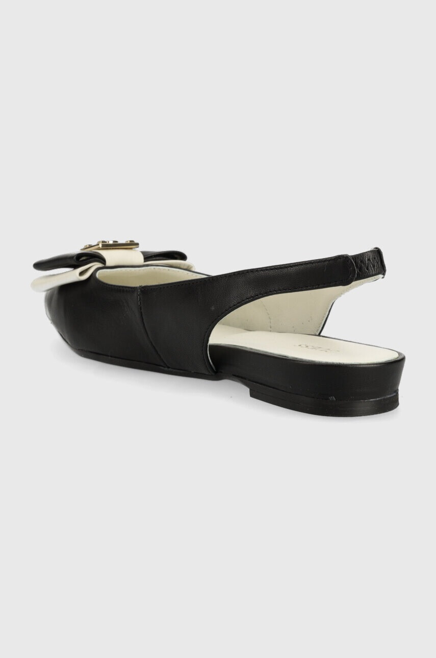 Guess Кожени балеринки MALLEY в черно FL6MLL LEA05 - Pepit.bg