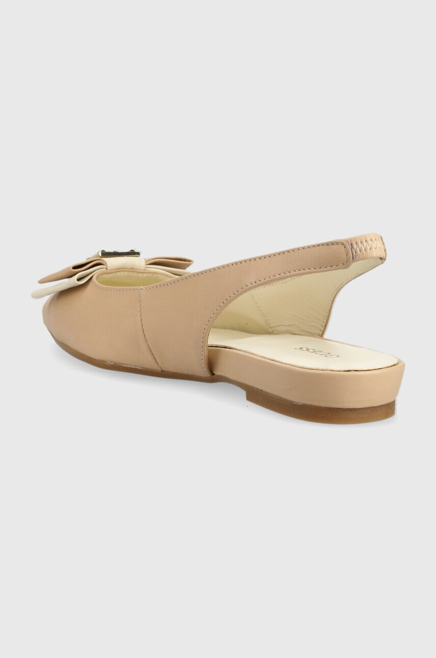 Guess Кожени балеринки MALLEY в бежово FL6MLL LEA05 - Pepit.bg