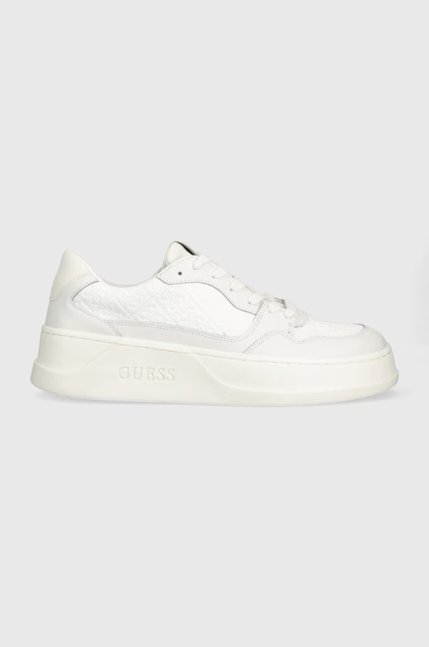 Guess Кожени маратонки Avellino в бяло FM5CIA FAB12 WHITE - Pepit.bg