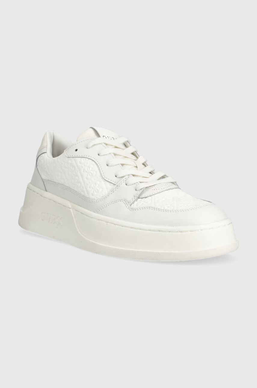 Guess Кожени маратонки Avellino в бяло FM5CIA FAB12 WHITE - Pepit.bg
