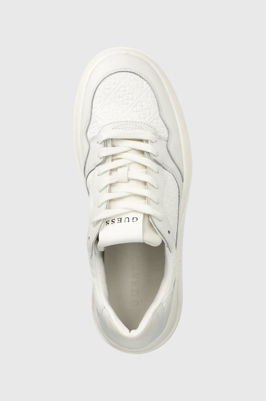 Guess Кожени маратонки Avellino в бяло FM5CIA FAB12 WHITE - Pepit.bg