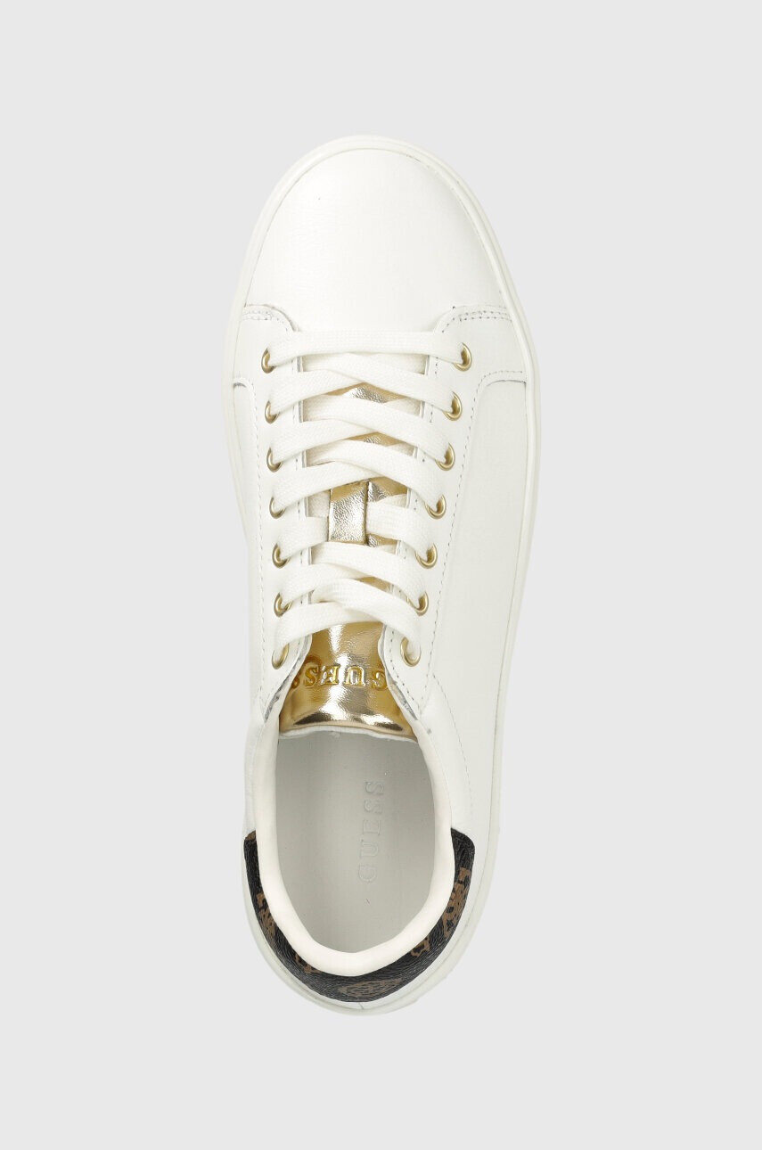 Guess Кожени маратонки FL7BNN LEA12 в бяло BONNY - Pepit.bg