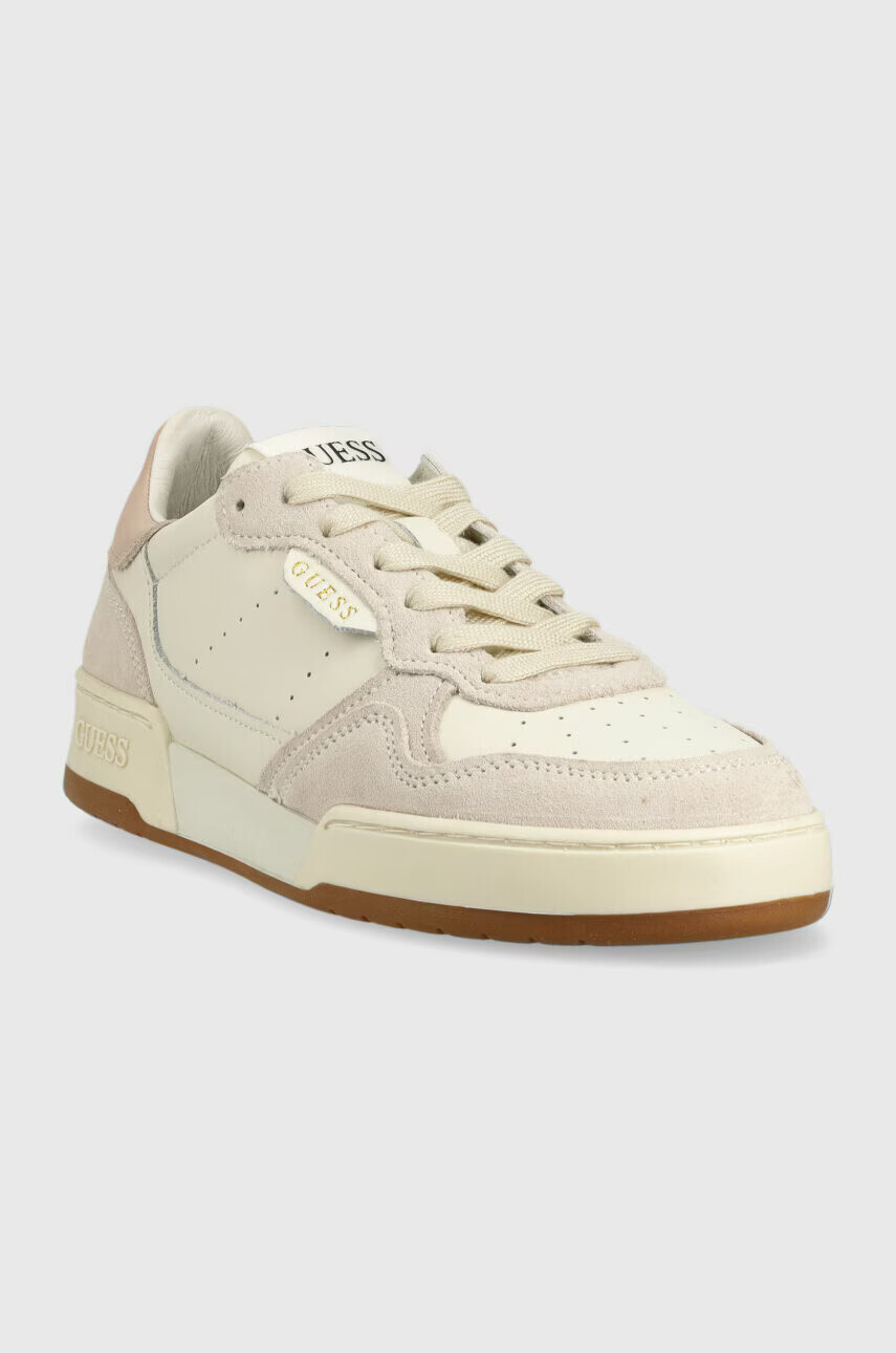 Guess Кожени маратонки JINNY в бежово FL6JIN SUE12 - Pepit.bg
