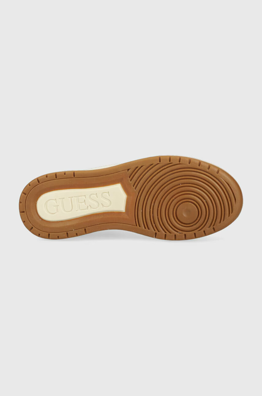 Guess Кожени маратонки JINNY в бежово FL6JIN SUE12 - Pepit.bg