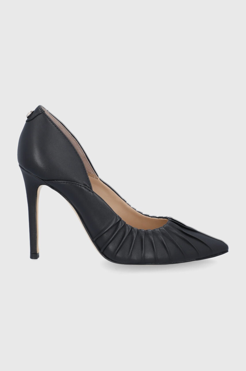 Guess Кожени обувки с висок ток - Pepit.bg