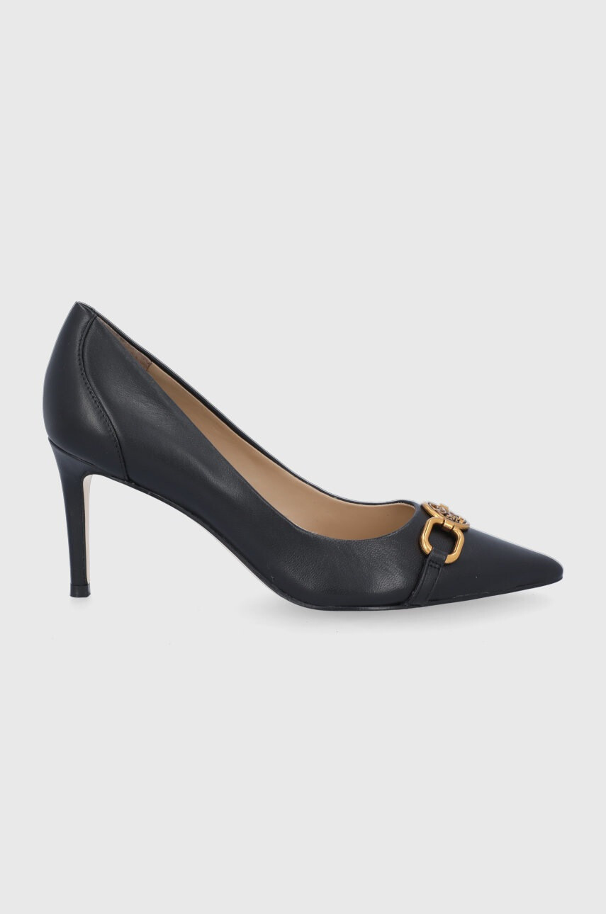Guess Кожени обувки с висок ток - Pepit.bg
