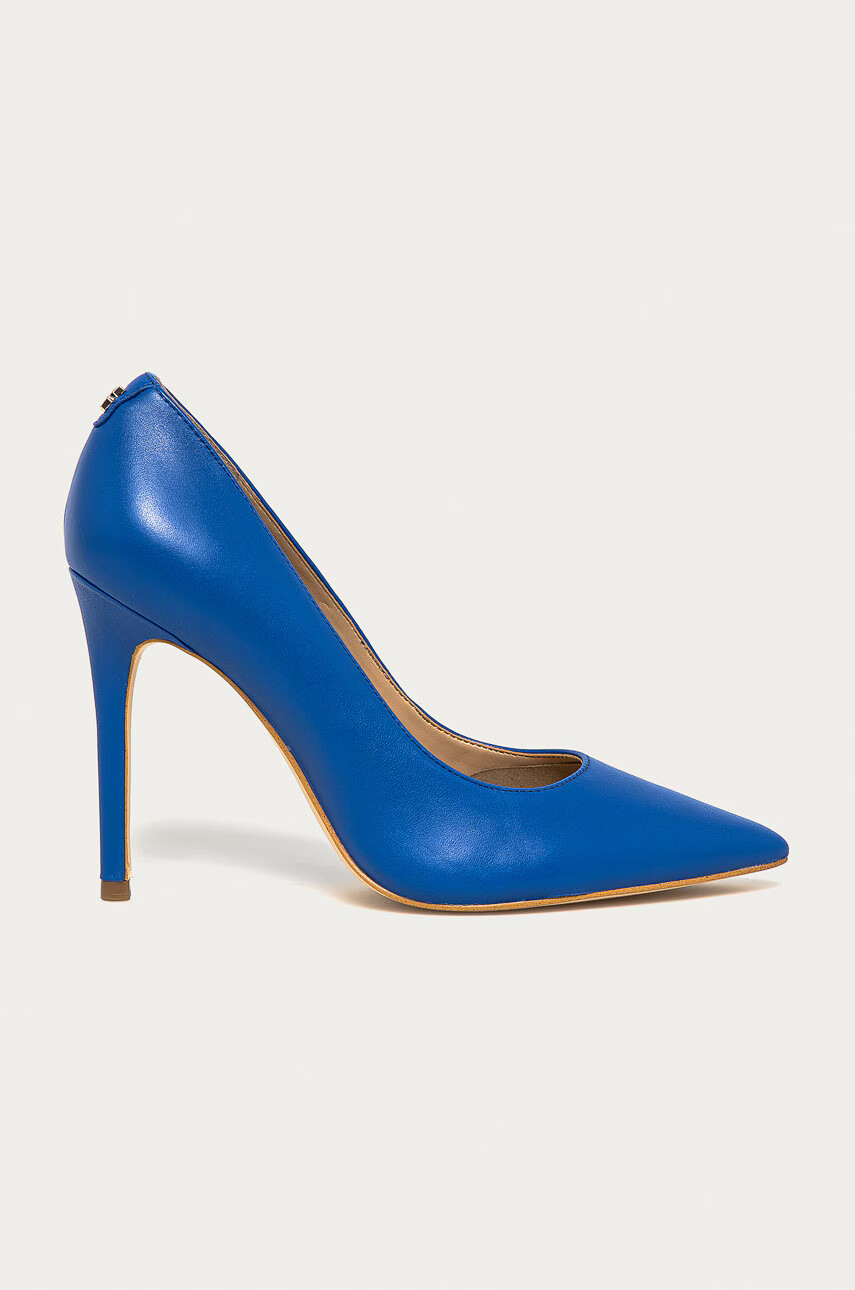 Guess Кожени обувки с висок ток - Pepit.bg