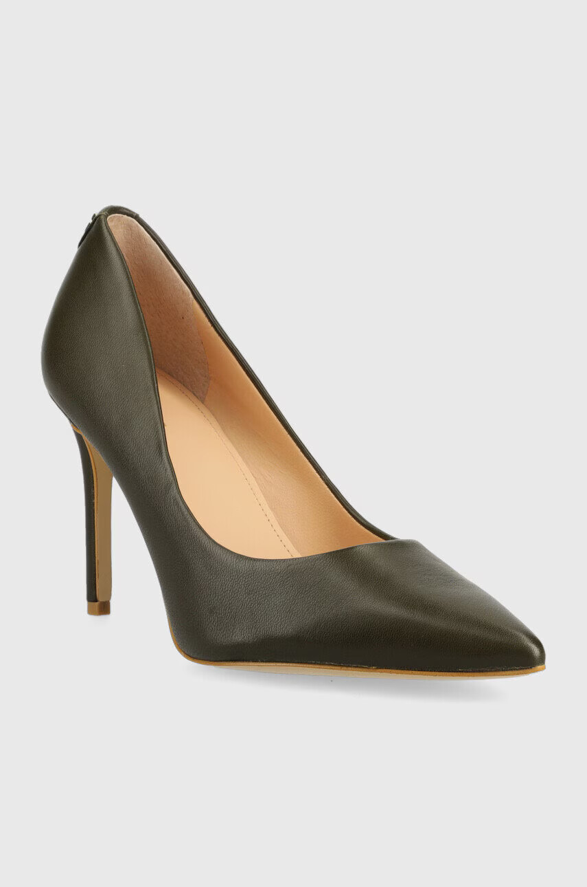 Guess Кожени обувки с висок ток - Pepit.bg