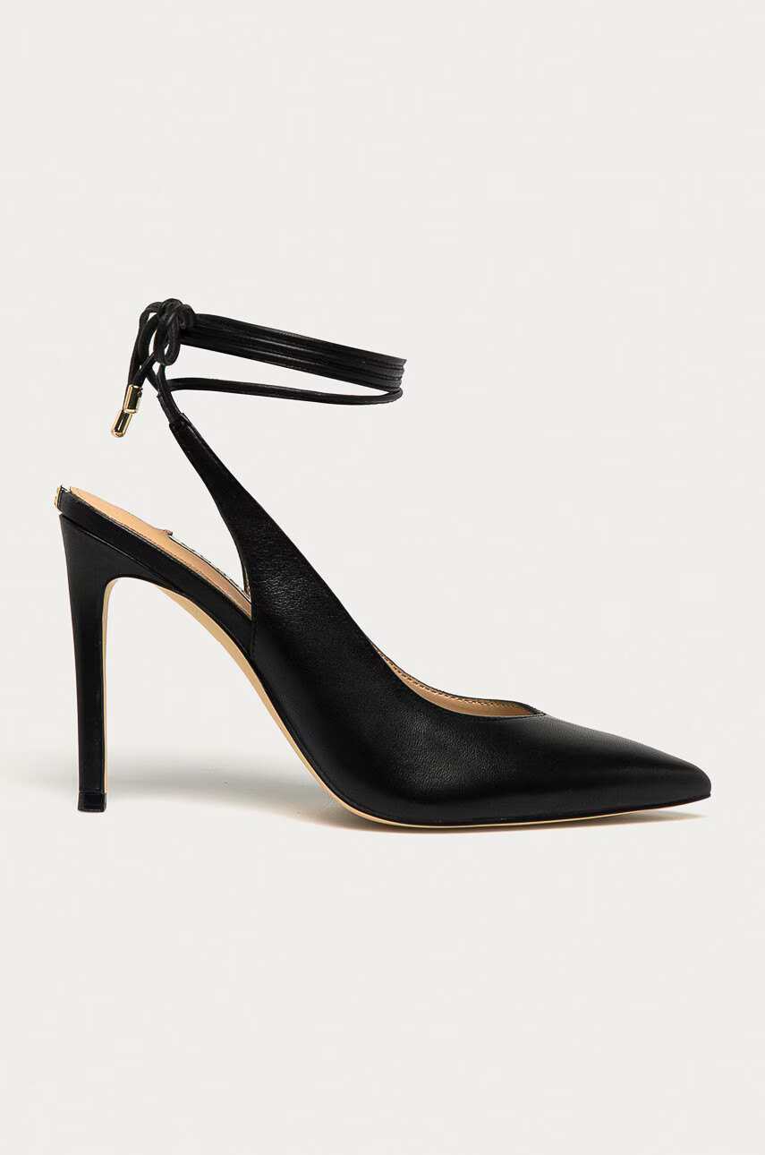 Guess Кожени обувки с висок ток - Pepit.bg