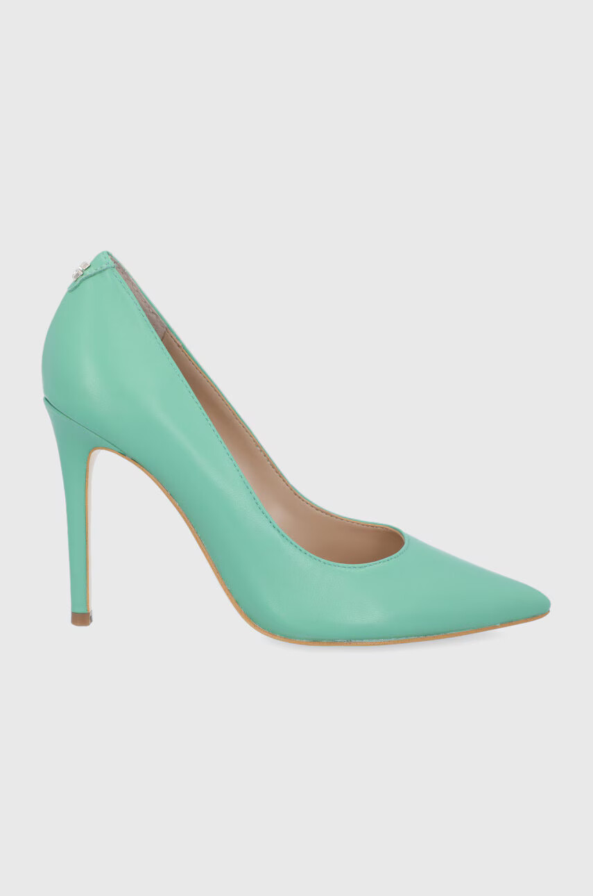 Guess Кожени обувки с висок ток - Pepit.bg