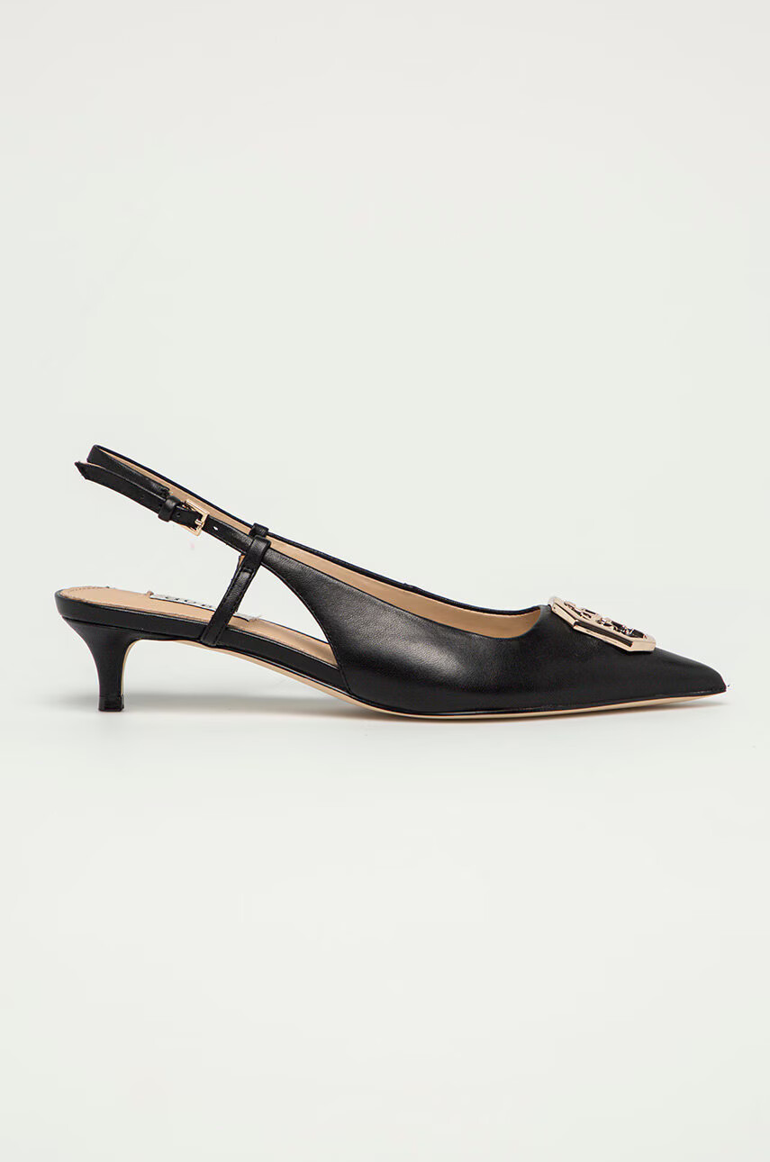Guess Кожени обувки с висок ток - Pepit.bg