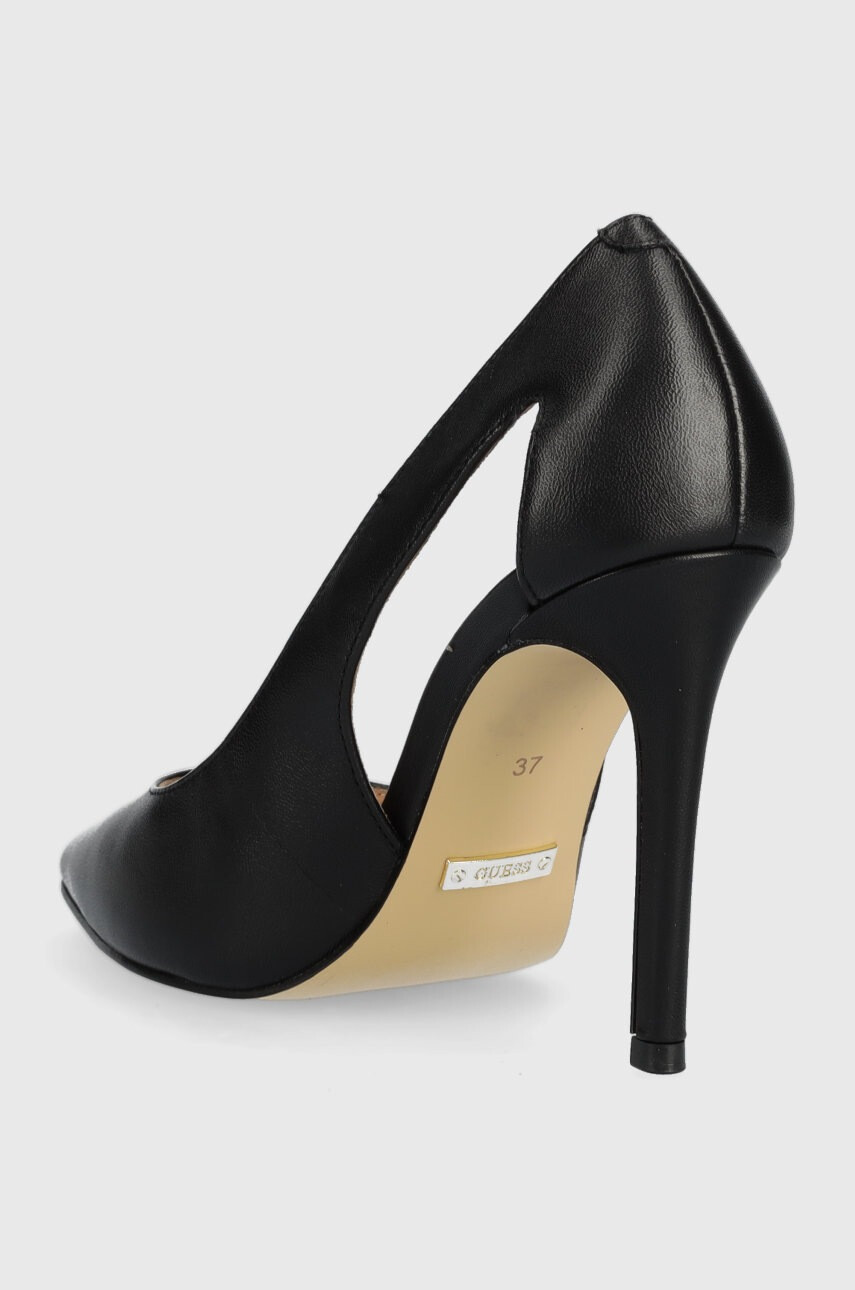 Guess Кожени обувки с висок ток Gabbi в черно FL5GBB LEA08 - Pepit.bg