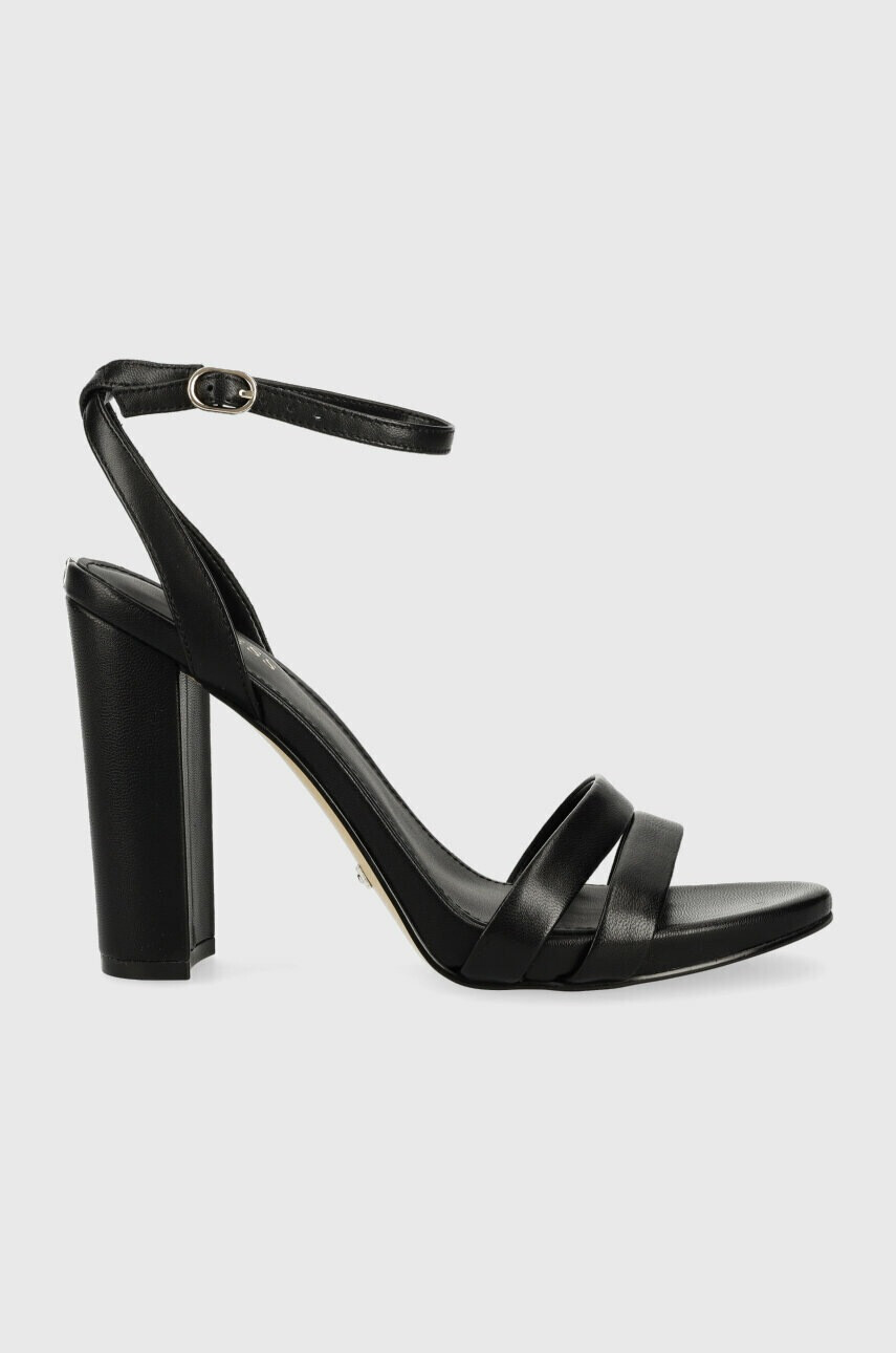 Guess Кожени сандали FYNLEE в черно FL6FYN LEA03 - Pepit.bg
