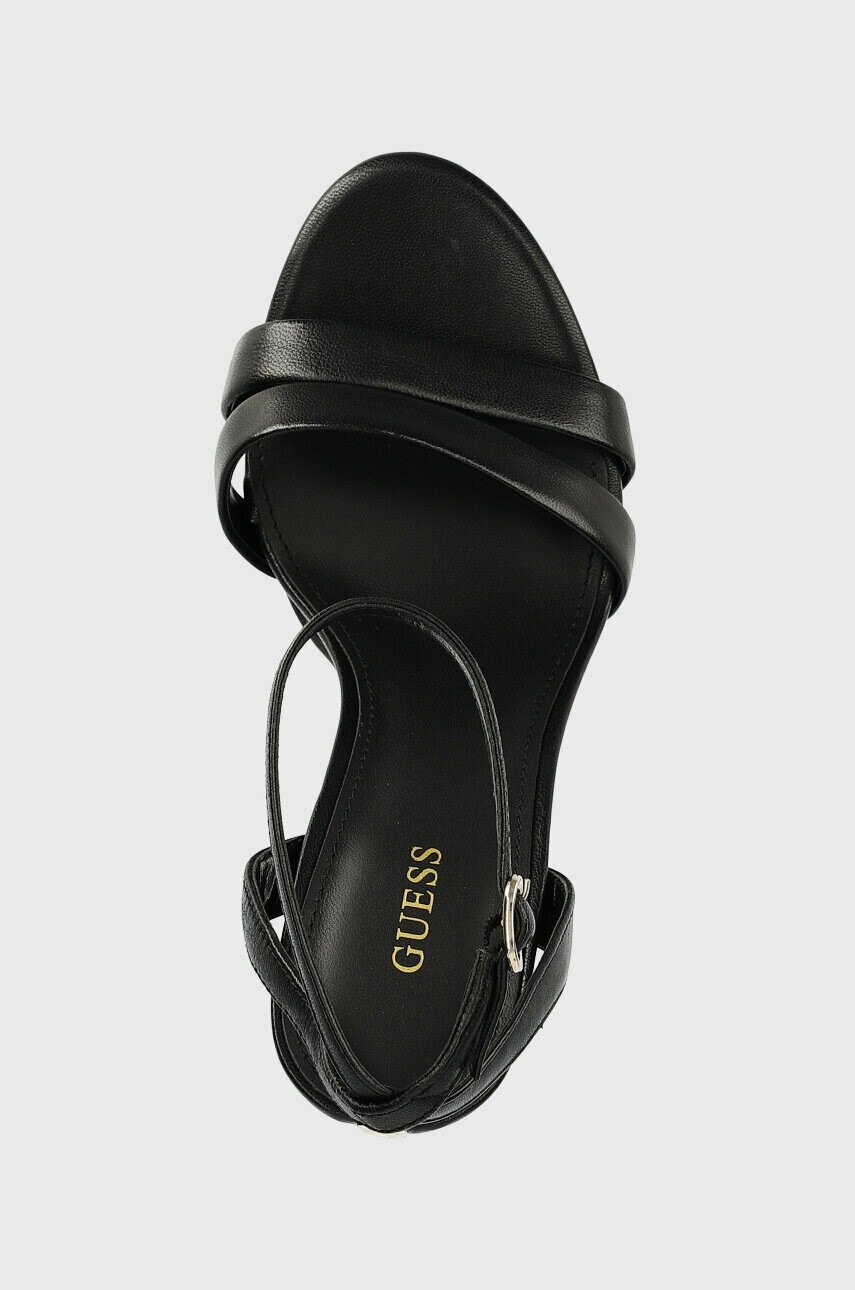 Guess Кожени сандали FYNLEE в черно FL6FYN LEA03 - Pepit.bg