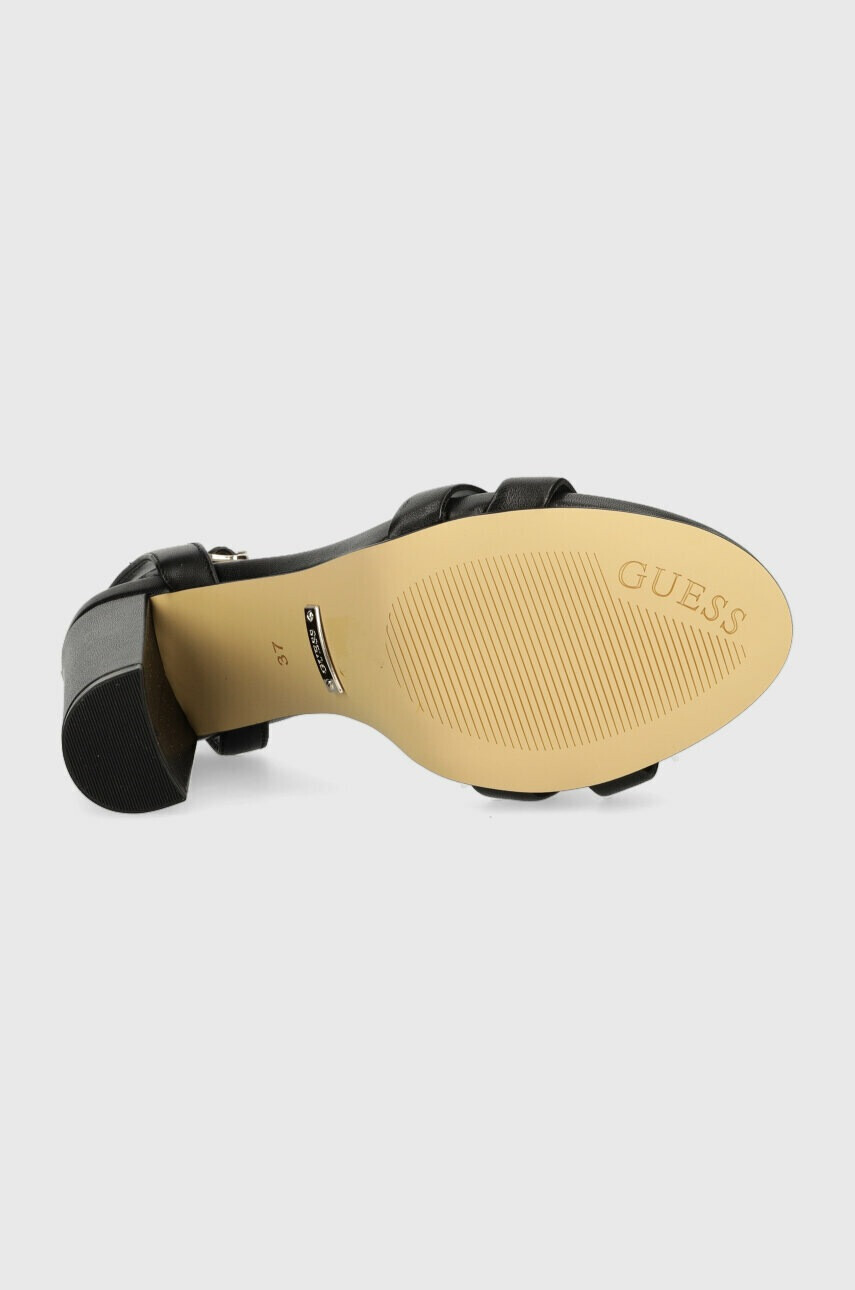 Guess Кожени сандали FYNLEE в черно FL6FYN LEA03 - Pepit.bg