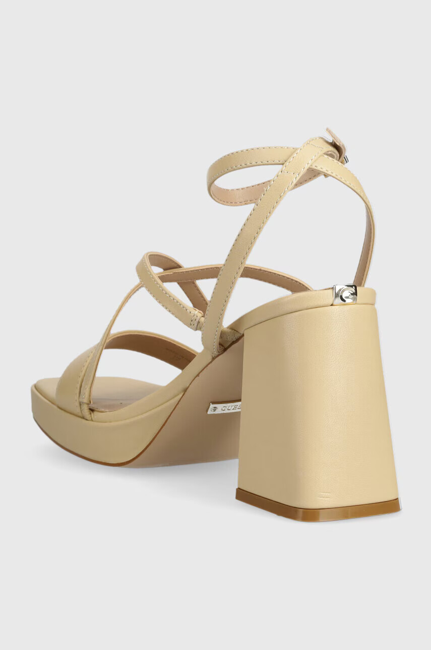 Guess Кожени сандали TILINE в бежово FL6TLI LEA03 - Pepit.bg