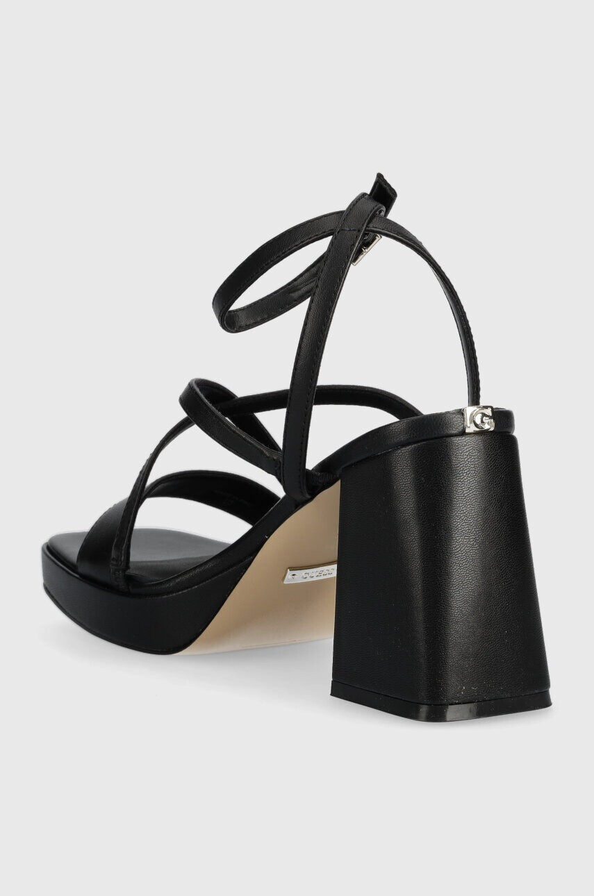 Guess Кожени сандали TILINE в черно FL6TLI LEA03 - Pepit.bg