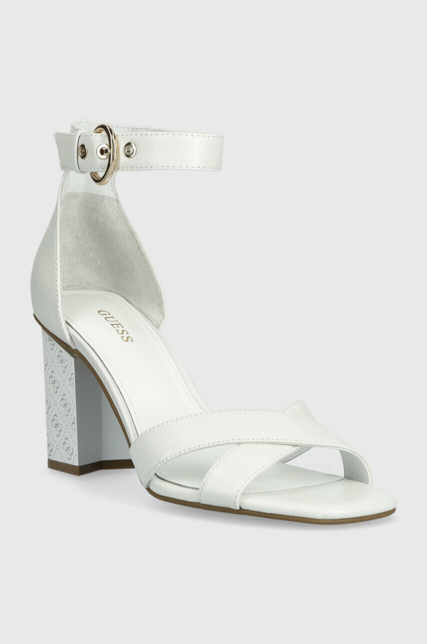 Guess Кожени сандали YANCY в бяло FL6YAN LEA03 - Pepit.bg