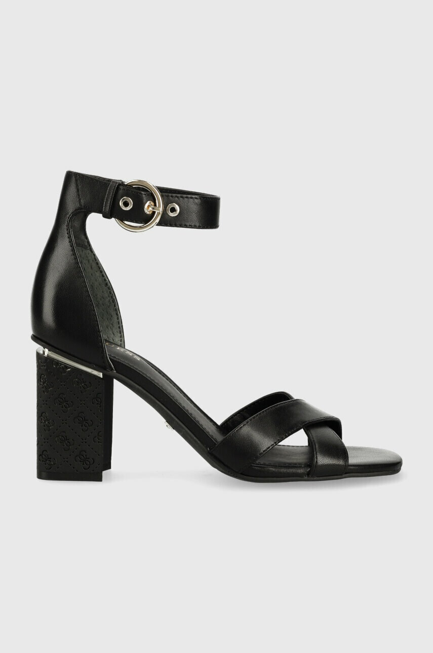Guess Кожени сандали YANCY в черно FL6YAN LEA03 - Pepit.bg