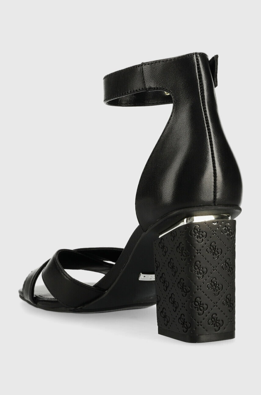 Guess Кожени сандали YANCY в черно FL6YAN LEA03 - Pepit.bg