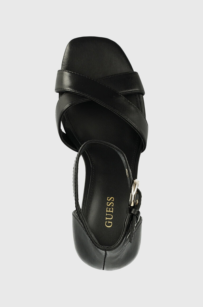 Guess Кожени сандали YANCY в черно FL6YAN LEA03 - Pepit.bg