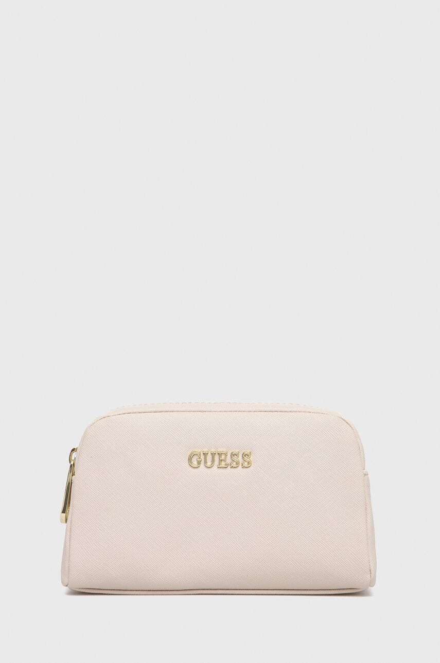 Guess Козметична чанта в бежово - Pepit.bg
