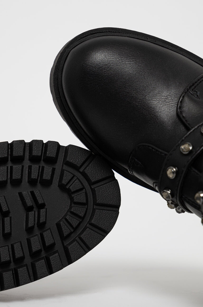 Guess Кубинки дамски в черно с платформа - Pepit.bg