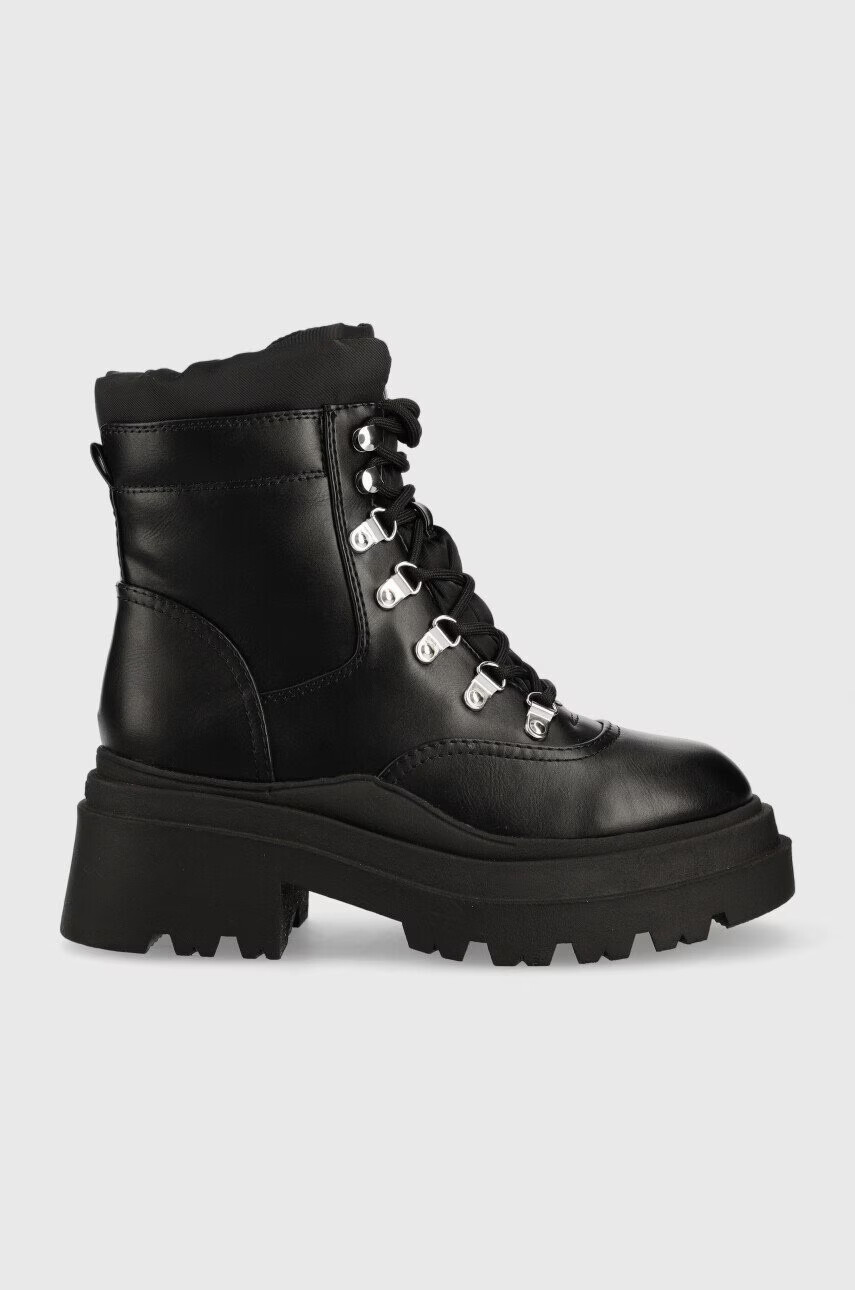 Guess Кубинки Vaney2 в черно с платформа - Pepit.bg