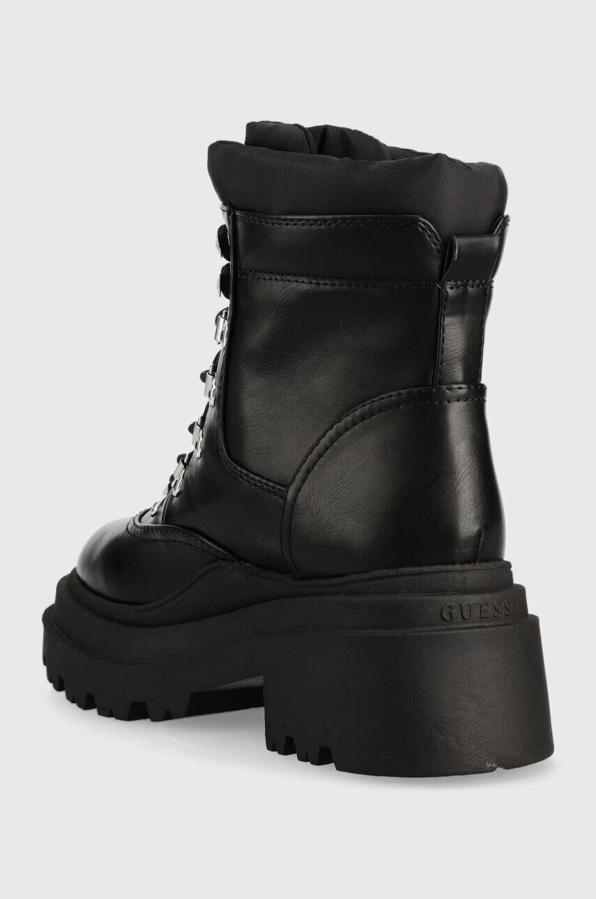 Guess Кубинки Vaney2 в черно с платформа - Pepit.bg