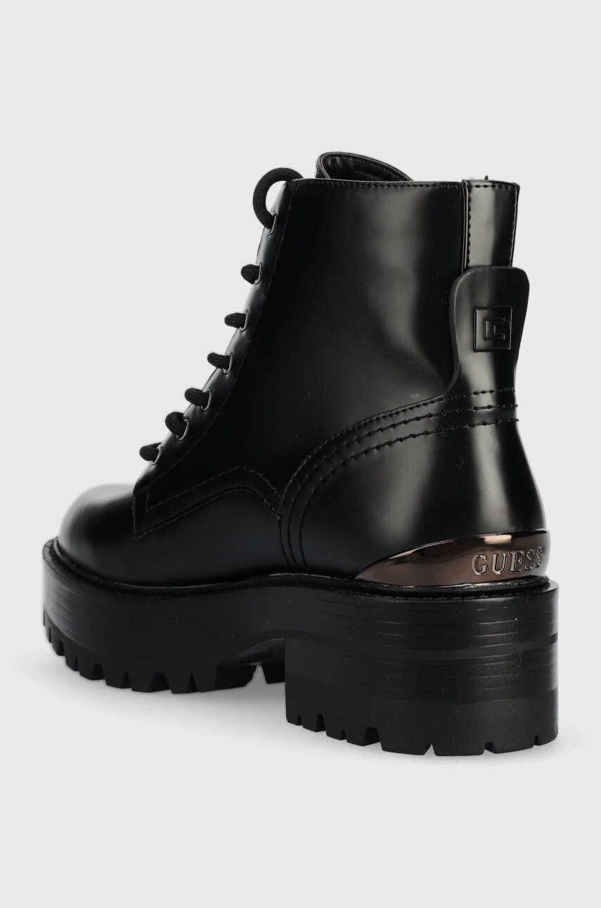 Guess Кубинки Folowe в черно с платформа - Pepit.bg