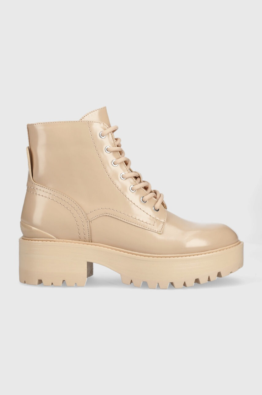 Guess Кубинки Folowe в бежово с платформа - Pepit.bg
