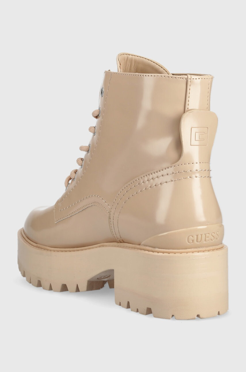 Guess Кубинки Folowe в бежово с платформа - Pepit.bg